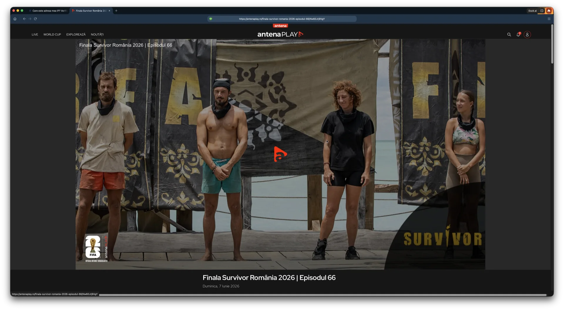 Un film din catalogul AntenaPLAY deschis din Germania, accesul la filme funcționează