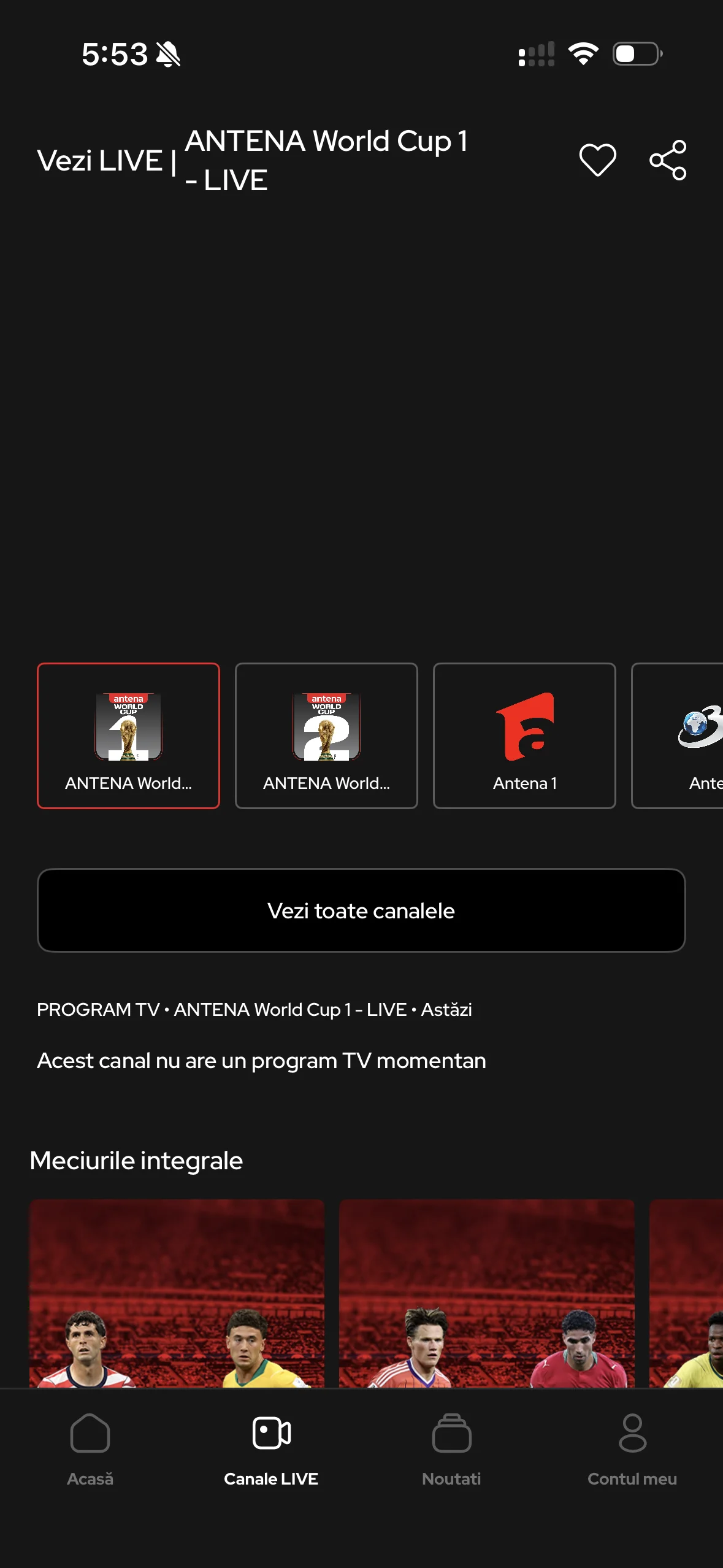 Un film din catalogul AntenaPLAY deschis pe telefon din afara României